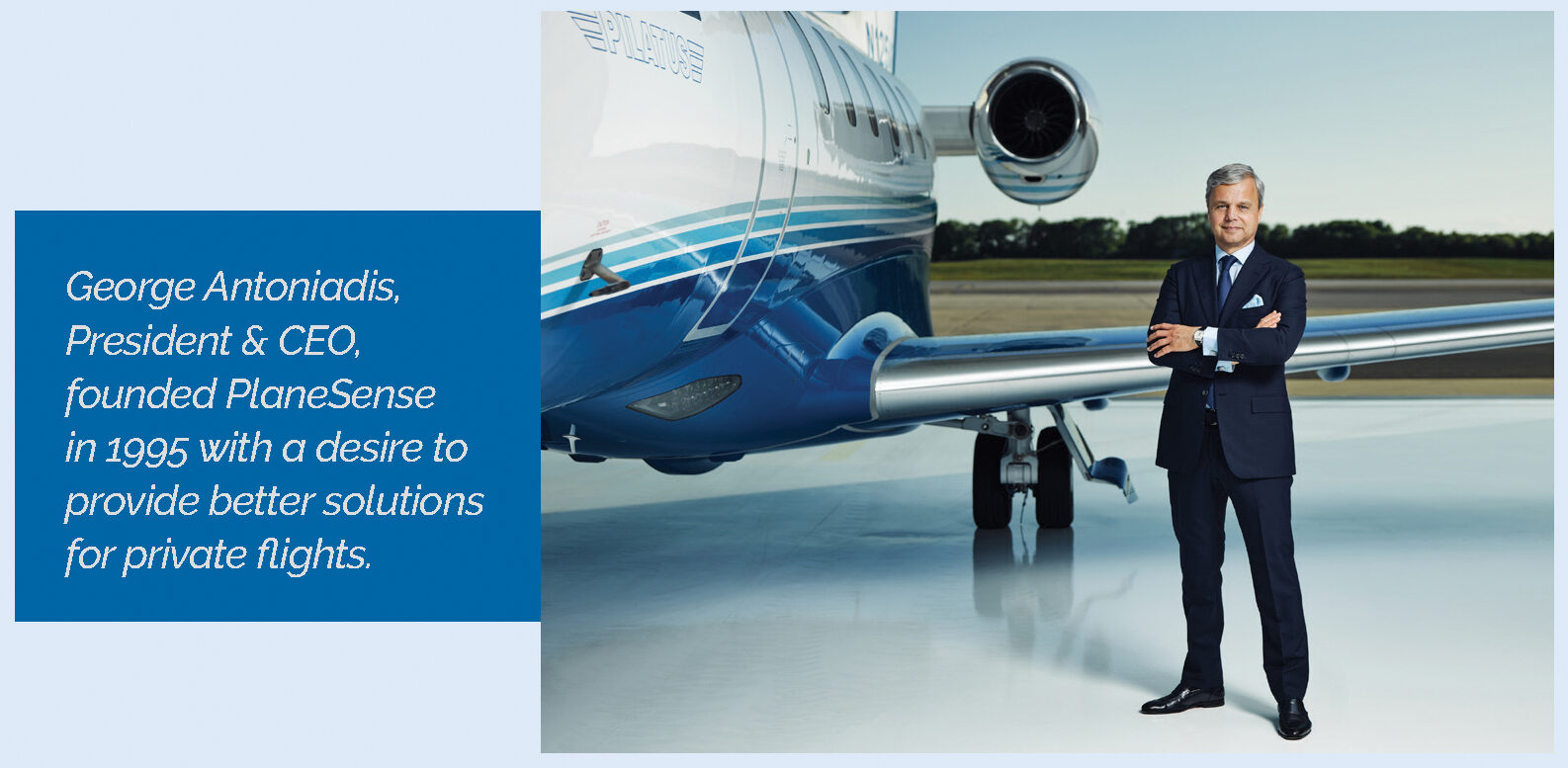 PlaneSense President & CEO, George Antoniadis
